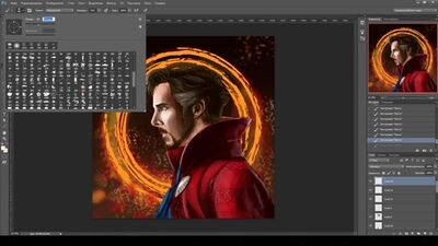 RYSUNEK DOKTORA STRANGE'A W PROGRAMIE Photoshop – Rysowanie Doktora Strange'a w programie Photoshop – SPEEDPAINT