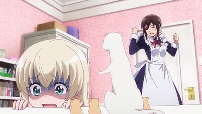 Ma femme de chambre est trop agaçante ! / Uchi no Maid ga Uzasugiru ! - Épisode 4 / Version russe / AniMedia.TV / 04