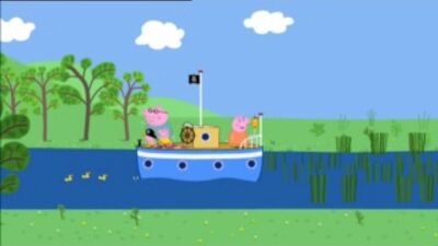 Peppa Pig 2-48 Captain Daddy Pig (Capitaine Papa Cochon) (anglais) ENG