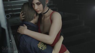 Секс у стилі ковбойки: Ада та Леон | 3D-хентай-порно за мотивами «Обитель зла»