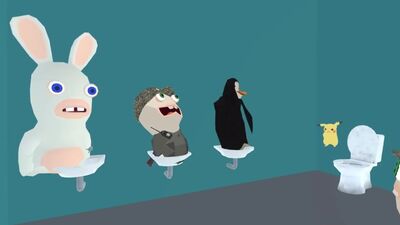Un momento divertido en VRChat (FixPlay): «Lavarse el trasero»