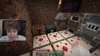 [Everfoll] TommyInnit reçoit des cadeaux d'anniversaire de Tubbo et Ranboo (Dream SMP)