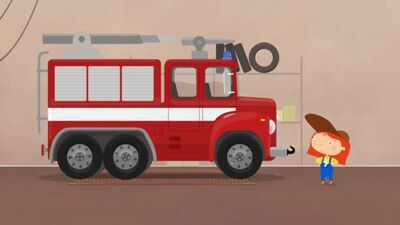 A Doutora Mashinkova e o Carro de Bombeiros Desenhos animados sobre carrinhos