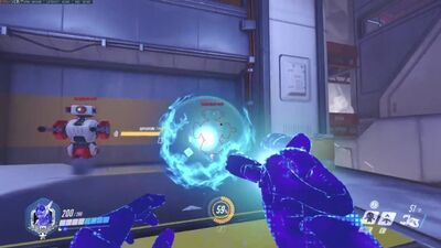 Campo de treino PTR com o novo «Parceiro de Treino», para testar a ultimate do Echo