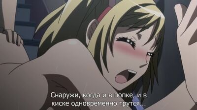 Kanojo ga Nekomini ni Kigaetara / Quand elle s'est déguisée en chaton - Épisode 1/1 [Sous-titres en russe] (HENTAI)