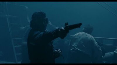 Капітан Алатрісте / Alatriste (2006) Нічний бій на кораблі