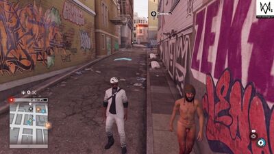 I nudisti in Watch Dogs 2