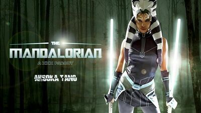 Alexis Tae no papel de Ahsoka Tano a mostrar-te o caminho em STAR WARS XXX