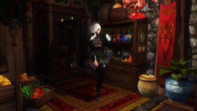 Skyrim – Sexy Dance (2B, Nier Automata) /gamechan