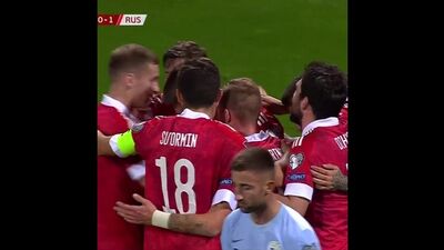 Das Tor von Diveev gegen die slowenische Nationalmannschaft
