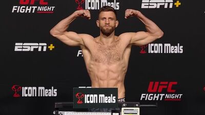 Келвин Каттар – UFC Vegas 46 алдындағы салмақ өлшеу