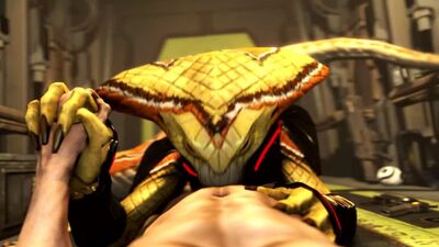 3D Yiff por Scrungusbungus Porno furry Sexo E621 FYE Heterossexual Scalie Rapariga-cobra Xcom Viper R34 broche garganta profunda