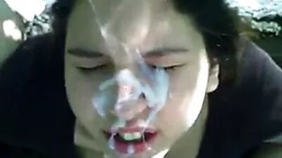 Friend Lets Me Unload a Thick Nut on Her Face