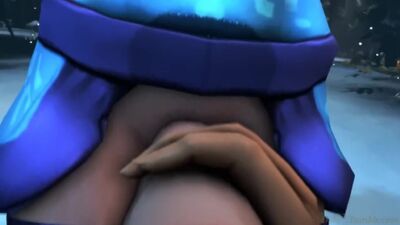 DOTA 2 (FUTA) «Кришталева діва»: погляд з точки зору того, хто приймає, — глибокий мінет із мокрими звуковими ефектами