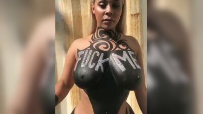 Lady Lebraa Body Paint