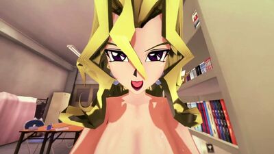 Mai Valentine monta diretamente sobre o esperma - Yu-Gi-Oh