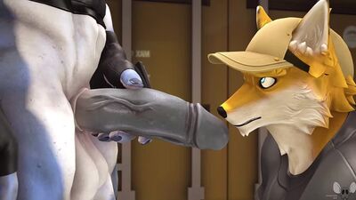 Część 2/2 3D yiff autorstwa Connivingrant – porno futrzane Seks E621 Gejowski lodzik z głębokim gardłem Scalie – rekin-lis