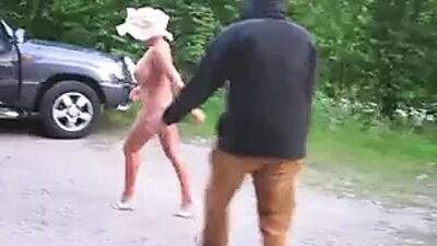 German Step Mom Naked in Public