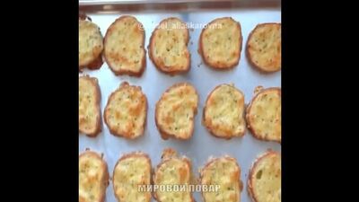 Käse-Knoblauch-Croutons