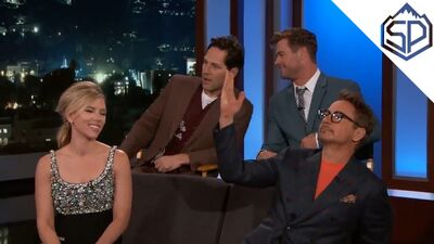 Os atores do filme «Os Vingadores: O Final» no programa do Jimmy Kimmel