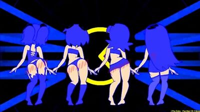Minus8 – Pinky Blinky Clyde und Inky tanzen. Nacktversion