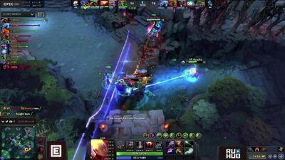 Ein Spielzug von 9pasha im ersten Spiel gegen Newbee. Gruppenphase der EPICENTER XL
