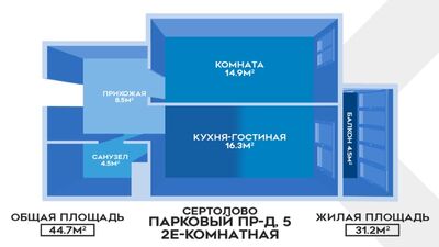 Vendita di un monolocale a Sertolovo
