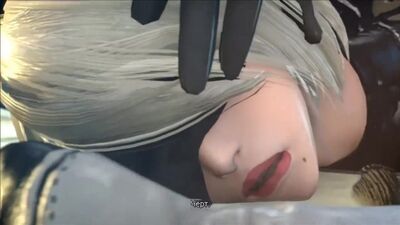 Nier Automata: 2B rżną ją we wszystkie dziury (18+, rosyjskie napisy)