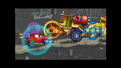 Desenho animado JOGO para crianças sobre CARROS - O CARRO come o CARRO 5 [2] FineTV
