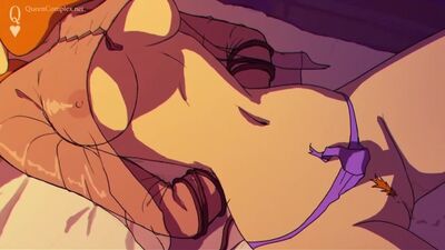 Animación porno corta en 2D de Queencomplex: Daphne, Scooby Doo, hentai, R34, Rule34, duro
