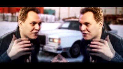 MS Khovansky - Je vais devenir un gangster. Sur un beat. [On va faire du bruit, putain] vs Larin