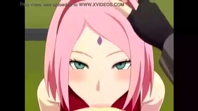 Sakura suce dans un hentai | Naruto Boruto 2