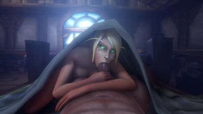 Alori (Blutelf) – hinterhältig; Oralsex; Minet; Blowjob; Deepthroat; Facefuck; 3D-Sex-Porno-Hentai; (noname55) [World of Warcraft]