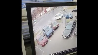 O momento do acidente na Baikalskaya