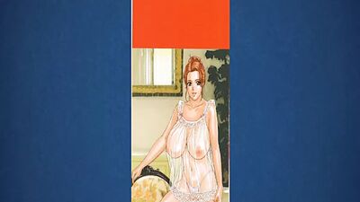A mãe e o enteado numa história de manga erótica