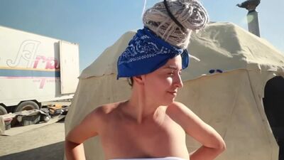 Rosyjska łaźnia na festiwalu Burning Man w Stanach Zjednoczonych