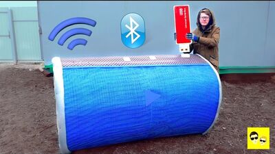 [Ficus Curioso] ALTO-FALANTE BLUETOOTH GIGANTE E PEN DRIVE GIGANTE - FAÇA VOCÊ MESMO