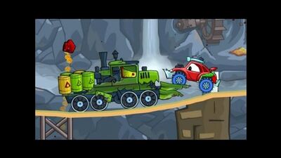Desenho animado JOGO para crianças sobre CARROS - O CARRO come o CARRO [5] FineTV