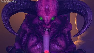 3D yiff por Dahsharky - Porno furry - Sexo - E621 - FYE - Heterossexual - Broche - Garganta profunda - Doom - rule34 - r34 - rapariga demónio