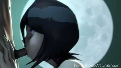 Rukia Kuchiki - minet; broche; garganta profunda; pornografia hentai 3D [Bleach]