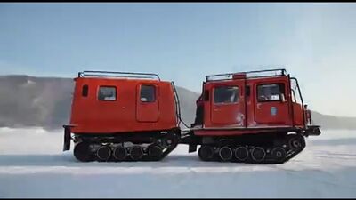 El GAZ-3351 de la fábrica de tractores de orugas de Zavolzhye es un equivalente exacto del BV-206 sueco