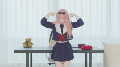 Cosplay de Chika Fujiwara (scène finale)
