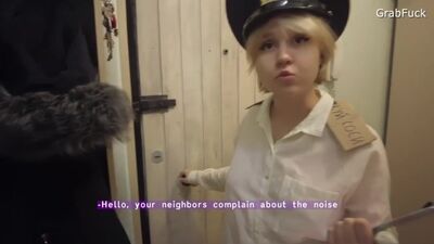 POLIZIOTTA GrabFuck [porno russo amatoriale anale, pompino, succhiata, sborrata, orgasmo, mamma matura, milf, orgia, Skype, lesbiche, anale]