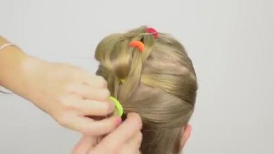 Une coiffure pour la crèche ou l'école pour une petite fille _Maman maligne_