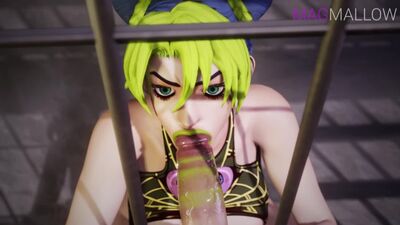 (Ton) Blowjob aus der Perspektive von Jolyne Cujoh (Kujo) [Jojo's Bizarre Adventure: Stone Ocean;Porno;Hentai;R34;Oralsex;Sex;порно;секс;хентай]