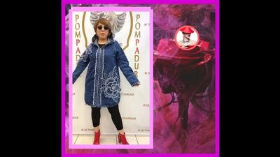 Casaco de ganga azul com pérolas - Loja online de roupa feminina de tamanhos grandes da Turquia e do Canadá em Sochi e Adler
