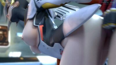 Sexo por detrás: otra variante - porno de Overwatch [porno 3D, R34, hentai, SFM, violación, todo tipo de sexo, hentai 3D, felación, mamada, paja]