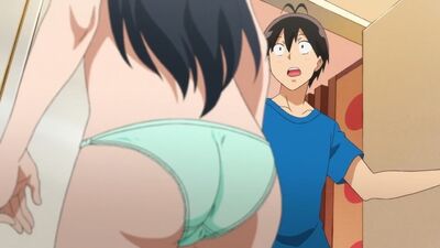 A Minha Primeira Gal (Hajimete no Gal) - 07 [Dublagem em russo] (humor, anime erótico, ecchi, não hentai)