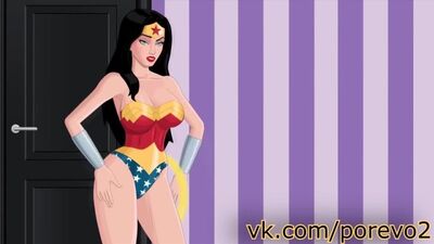 Desenho animado pornográfico para maiores de 18 anos sobre o Batman e a Mulher Maravilha da Liga da Justiça