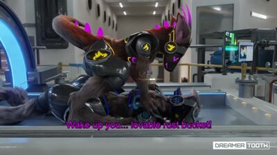 3d Yiff 3/3 Dreamertooth-тен толық Straight Protogen Robot Furry Porn Scalie Lizard